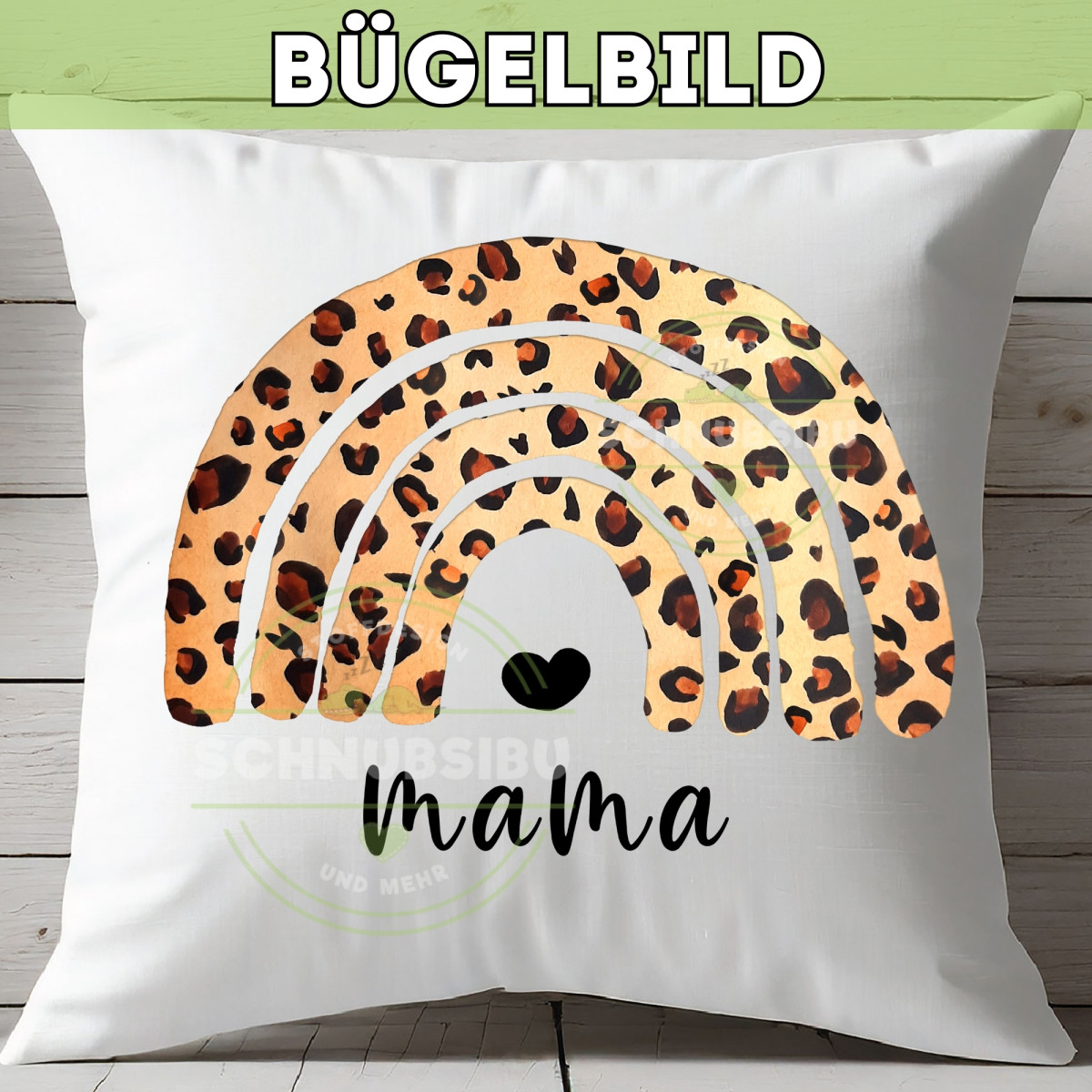 Bügelbild Muttertag - Mama Min